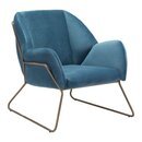 Online Designer Living Room Soft Angled Modern Armchair