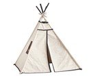 Online Designer Combined Living/Dining Tan with Charcoal Trim Teepee
