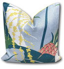 Online Designer Hallway/Entry Schumacher Pillow Cover - Ananas Peacock Pillow - 18x18, 20x20, 22x22, 24x24, 26x26 - Pineapple sham- Tropical Pillow - COVER ONLY