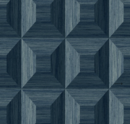 Online Designer Home/Small Office Squared Away Geometric Wallpaper in Blue from the More Textures Collection by Seabrook Wallcoverings