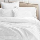 Online Designer Bedroom Organic Cotton White Eyelash Fringe Duvet Covers and Pillow Shams