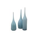Online Designer Home/Small Office Asst. of 3 Pixie Glass Vases, Periwinkle Blue