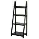 Online Designer Combined Living/Dining Kacie Slatted 4-Shelf Folding Ladder Bookcase