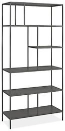 Online Designer Home/Small Office Foshay Bookcases in Natural Steel