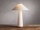 Online Designer Combined Living/Dining Ombra White Table Lamp