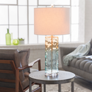 Online Designer Home/Small Office Glass Table Lamp