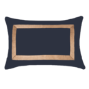Online Designer Combined Living/Dining  Braid Gold Navy Lumber Cushion