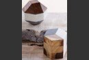 Online Designer Bedroom Marble & Wood Geometric Object