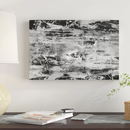 Online Designer Bedroom Black And White Abstract V by PI Studio - Wrapped Canvas Print