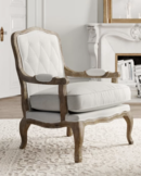 Online Designer Living Room Alto 29'' Wide Tufted Linen Armchair