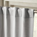 Online Designer Living Room Silver Grey Basketweave II Curtain Panel
