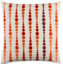 Online Designer Living Room Flying Colors Dewdrop Cotton Throw Pillow 
