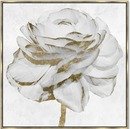 Online Designer Living Room Signature White Gold Peony by Oliver Gal