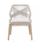 Online Designer Bedroom Loom Dining Chair, Set Of 2