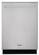 Online Designer Kitchen 24 Inch Built-In Dishwasher with 14 Place Settings, Quick Wash, in Stainless Steel