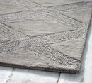 Online Designer Bedroom Chase Textured Hand Tufted Wool Rug - Gray