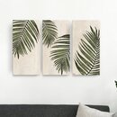 Online Designer Patio Poetic Flora Set I by Olivia Rose - 3 Piece Wrapped Canvas Print Set