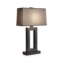 Online Designer Combined Living/Dining Jerry Antiqued Silver Table Lamp