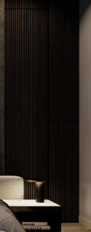 Online Designer Bedroom Custom Wood Slat Paneling