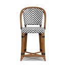 Online Designer Combined Living/Dining Parisian Bistro Woven Counter Stool