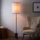 Online Designer Bathroom west elm + Rejuvenation Cylinder Floor Lamp
