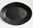 Online Designer Kitchen Marin Matte Black Large Oval Platter