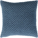 Online Designer Living Room Blue Crochet Pillow