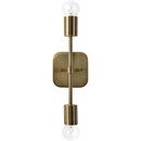 Online Designer Bathroom Iron Antique 2 Bulb Wall Sconce 