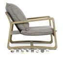 Online Designer Combined Living/Dining Asher Lounge Chair Color | Dewdrop Grey/Natural