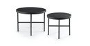 Online Designer Patio Gera Black Granite Side Table Set