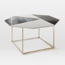 Online Designer Combined Living/Dining Marquetry Marble Coffee Table