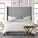 Online Designer Bedroom Monett Tufted Upholstered Standard Bed