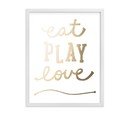 Online Designer Bedroom Eat. Play. Love. Wall Art