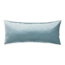 Online Designer Bedroom Glenna Jean Traffic Jam Oblong Velvet Throw Pillow in Blue