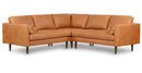 Online Designer Combined Living/Dining Napa Leather Corner Sectional Sofa