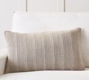 Online Designer Bedroom Relaxed Striped Lumbar Pillow Cover