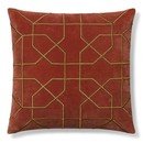 Online Designer Home/Small Office Moorish Tile Embroidered Velvet Pillow Cover