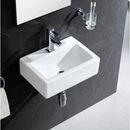 Online Designer Bathroom Vitreous China Rectangular Wall Mount Bathroom Sink