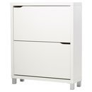Online Designer Combined Living/Dining Muoi 12-Pair White Shoe Storage Cabinet