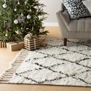Online Designer Living Room Twinar Hand-Knotted Wool Area rug