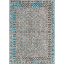 Online Designer Combined Living/Dining Gray and Light Blue Rug