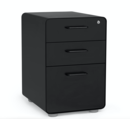 Online Designer Home/Small Office Black Stow 3-Drawer File Cabinet