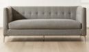 Online Designer Home/Small Office Holden Grey Tufted Sofa