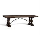 Online Designer Home/Small Office Lorraine Extending Dining Table, Rustic Brown