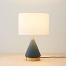 Online Designer Living Room Metalized Glass USB Table Lamp – Small