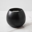 Online Designer Combined Living/Dining Pure Ceramic Two-Wick Candle, Black