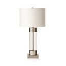 Online Designer Combined Living/Dining Avenue Nickel Table Lamp with USB Port