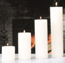 Online Designer Combined Living/Dining Unscented Pillar Candle