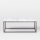 Online Designer Living Room Box Frame Coffee Table Marble and Antique Bronze