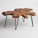 Online Designer Living Room Wood Slice Coffee Table